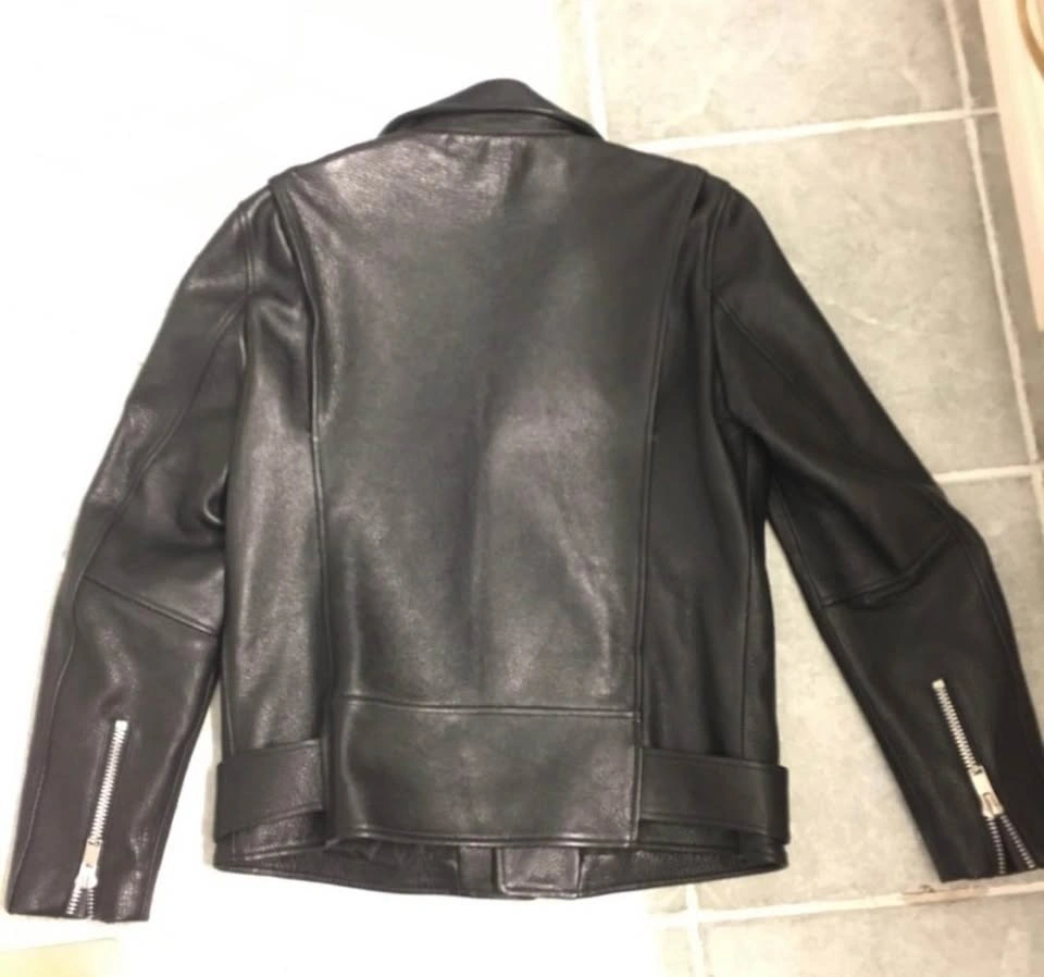 Cow leather jacket S unisex NEW - photo 5