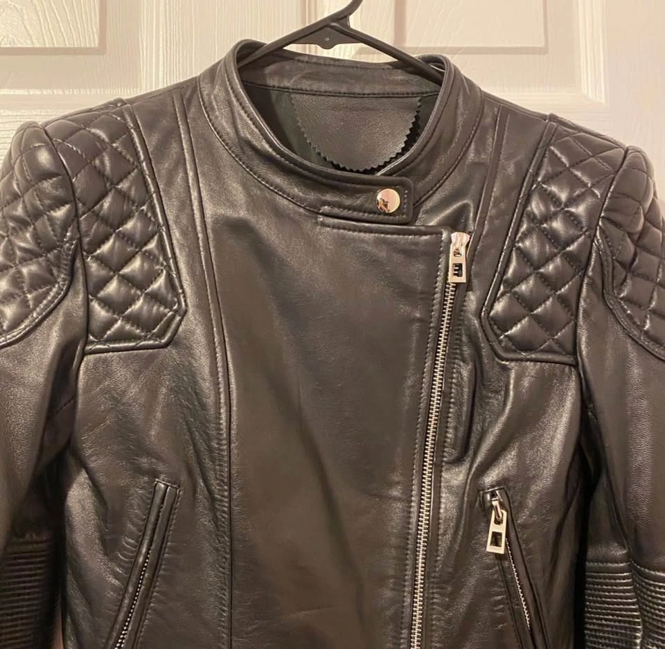 Lambskin leather jacket XS - photo 3