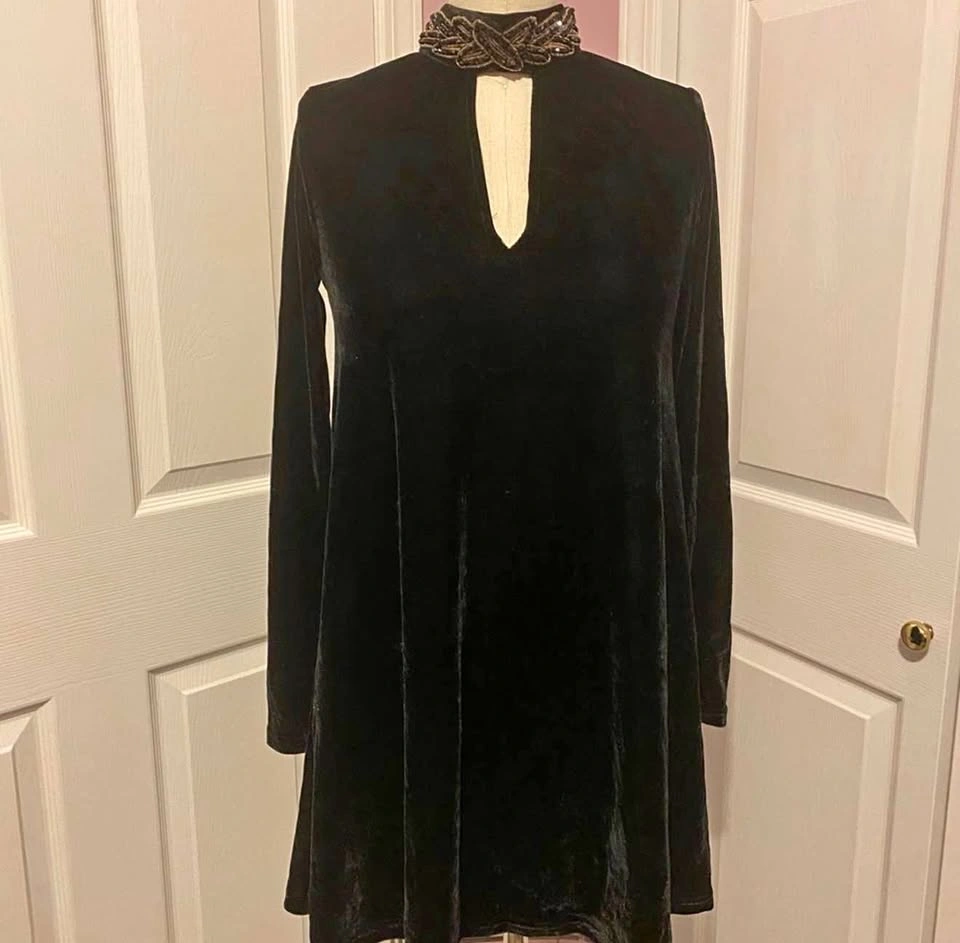 Velvet dress XS