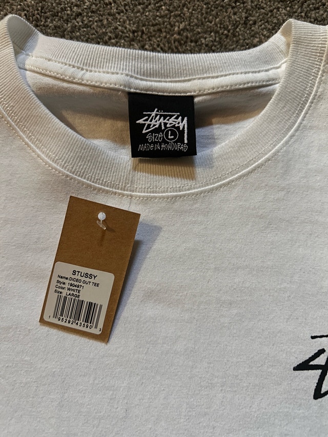 stussy diced out T shirt size Large - photo 3