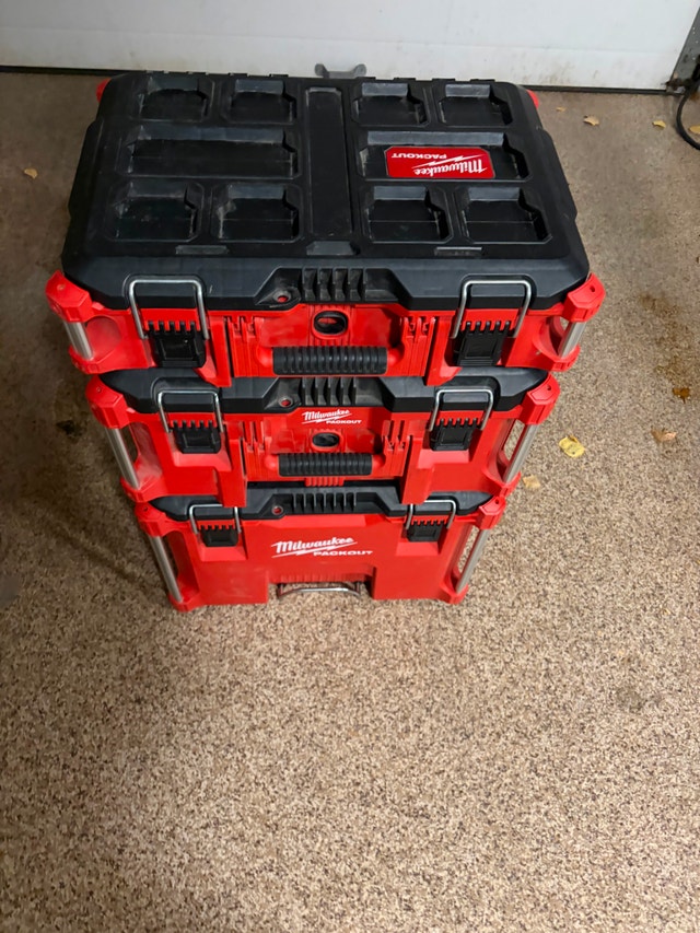 Like New Milwaukee Packout Set with Low Profile Handle