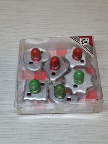 R&M Mini Aluminum Cookie Cutters Set 6 Wood Handles Vintage - photo 3