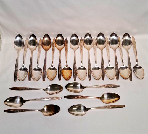 Community Coronet Silverplate Spoon Set, 24-Piece, 6 In
