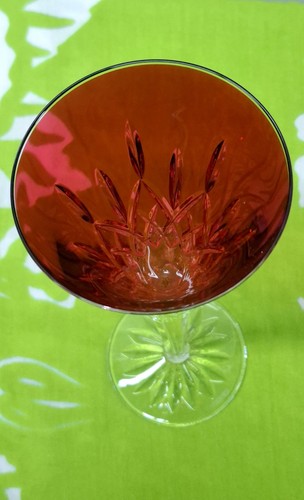 Waterford Red Clear Crystal Etched Stemmed Champagne Flute - photo 5
