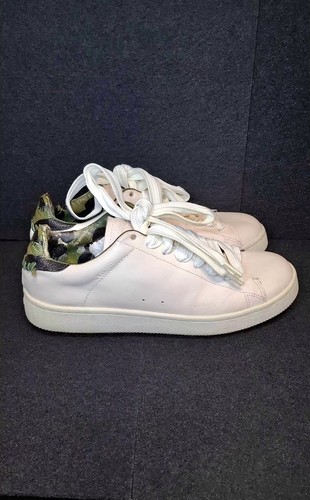 COACH Men’s White Leather Low Top Lace Up Sneakers Camo Lining G - photo 2