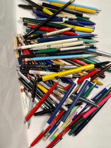 Huge Lot 100 Vintage Advertising Pens 60s-90s Minnesota Ads - photo 2