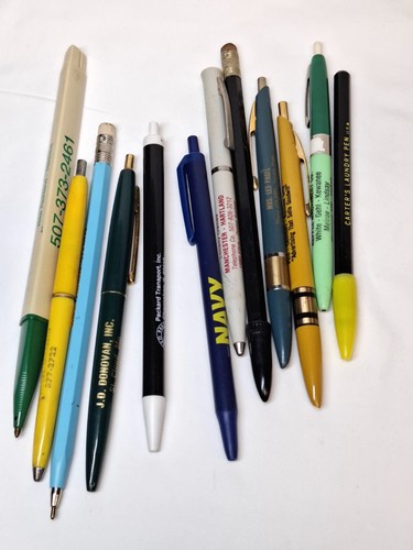 Huge Lot 100 Vintage Advertising Pens 60s-90s Minnesota Ads - photo 4