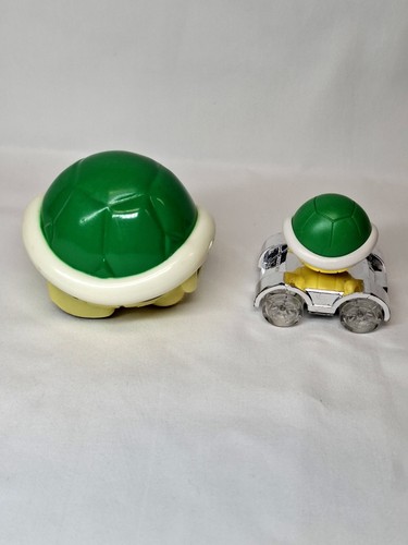 Nintendo Mario Kart Green Shell Koopa Troopa Pullback + Hot Whee - photo 2