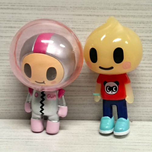 Tokidoki Mini Vinyl Figure Set 2-Pack Astronaut Girl & Boy