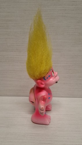 Trendmasters Inc. Trolls Troll Pink Doll Figure with Yellow Hair - photo 2