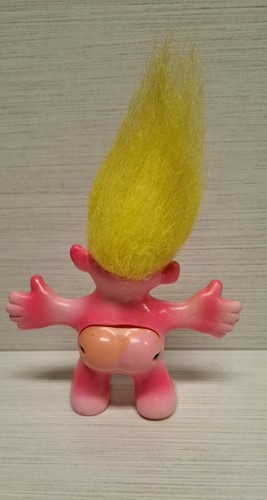 Trendmasters Inc. Trolls Troll Pink Doll Figure with Yellow Hair - photo 3