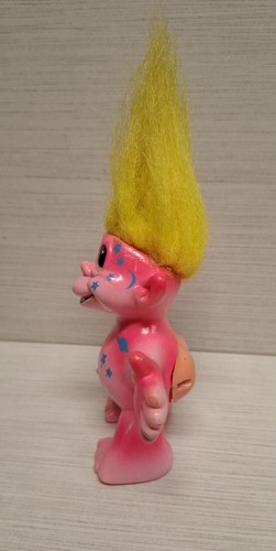 Trendmasters Inc. Trolls Troll Pink Doll Figure with Yellow Hair - photo 4