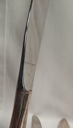 ONEIDA Community Silverplate Wheat Pattern Flatware Dinner Knive - photo 4