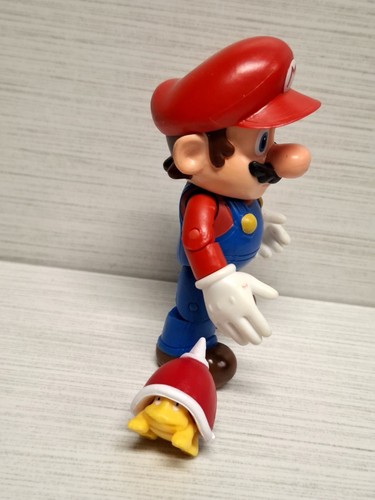 JAKKS Pacific Super Mario Bros Mario 3,5" Action Figure w/ Shell - photo 2