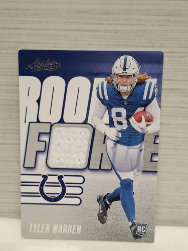 2025 Panini Absolute - Rookie Force Tyler Warren #RF-TWN (RC)