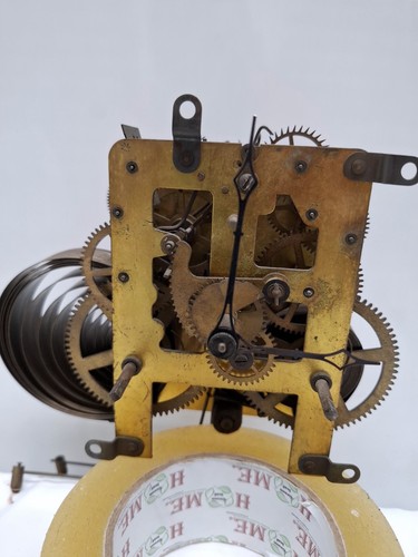 Waterbury Clock Co. Antique Vintage Metal Clock Mechanism - photo 2
