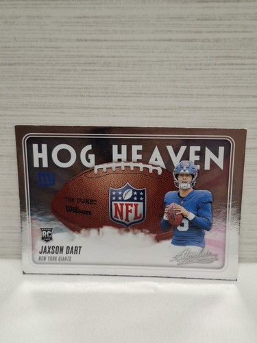 2025 Panini Absolute Jaxon Dart Hog Heaven #HH-JDT Giants RC