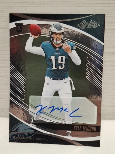 Kyle McCord 2025 Panini Absolute Football Auto 151 Rookie RC