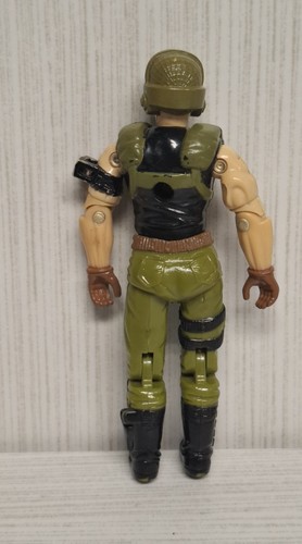 1989 GI JOE Backblast v1 C9 Factory Error Double Go Army - photo 3