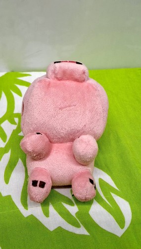 2014 Mojang Minecraft 7" Pink Baby Pig Plush Stuffed Animal - photo 4