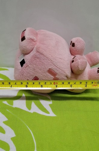 2014 Mojang Minecraft 7" Pink Baby Pig Plush Stuffed Animal - photo 5