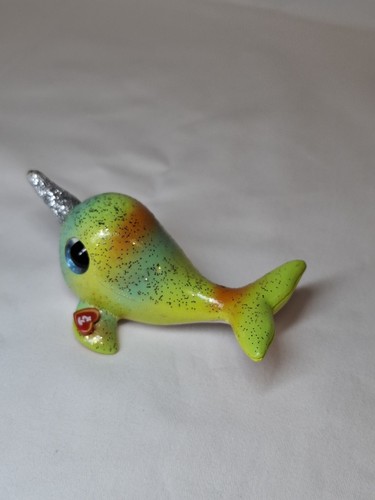 TY Mini Beanie Boos - Series 4 - NORI the Narwhal Vinyl Figure 3