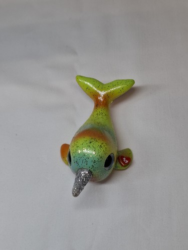 TY Mini Beanie Boos - Series 4 - NORI the Narwhal Vinyl Figure 3 - photo 5