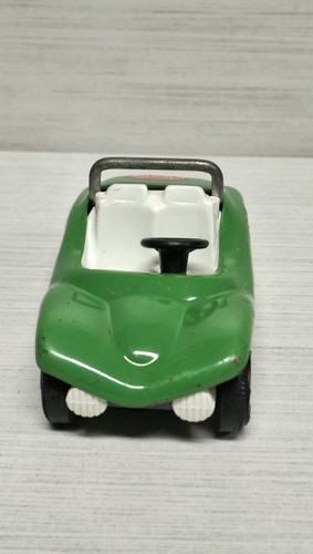 Tonka Green Diecast Dune Buggy Toy Car White Seats Black Wheels - photo 3