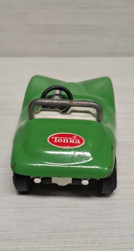 Tonka Green Diecast Dune Buggy Toy Car White Seats Black Wheels - photo 4