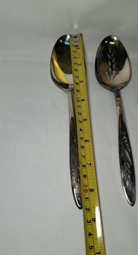 Community Silverplate Floral Handle Spoons & Butter Knife 4pc - photo 3