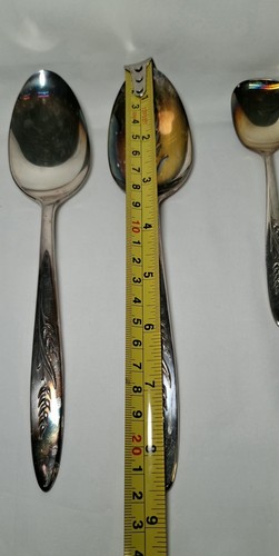 Community Silverplate Floral Handle Spoons & Butter Knife 4pc - photo 4