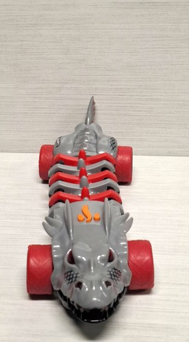 Hot Wheels Dragon Car Gray Red Black Plastic Toy Vehicle - photo 4