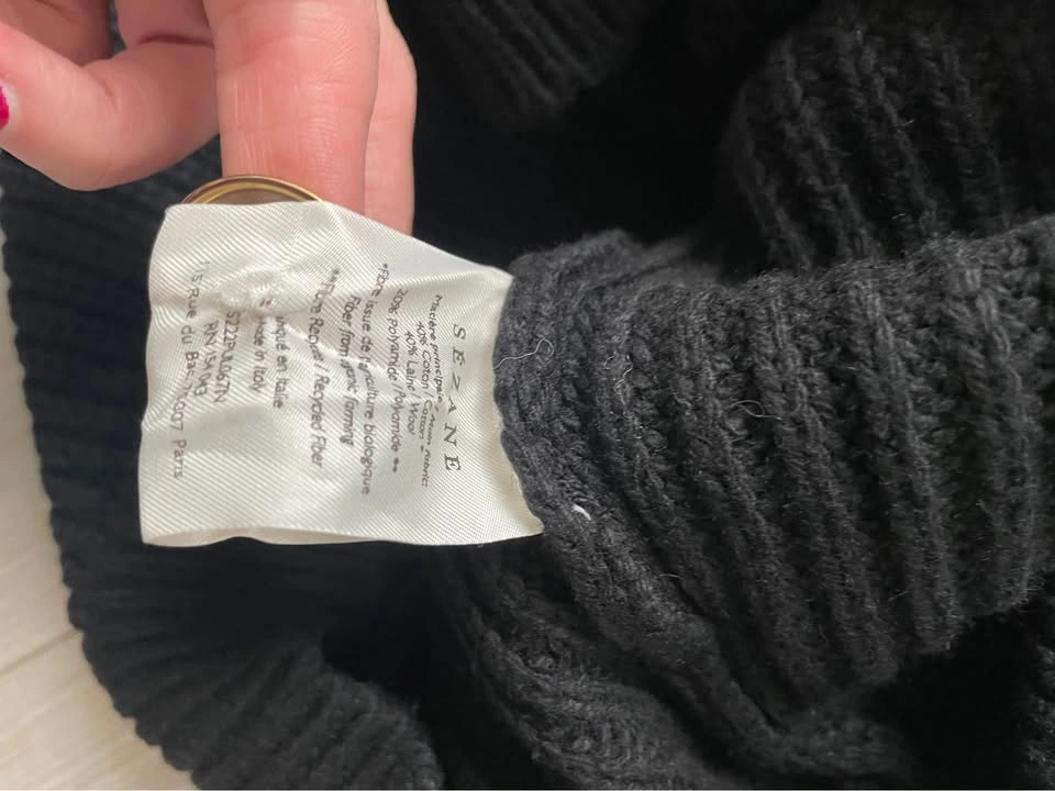 Sézane Lucas Jumper, black, XS - photo 5