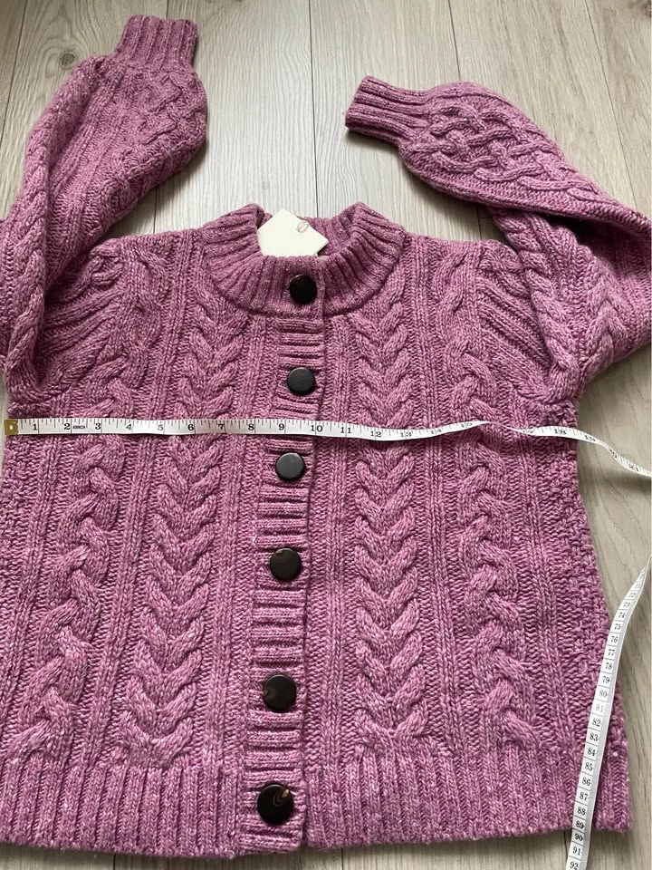 Sézane Andina Cardigan, rose garden, XS, NWT - photo 5