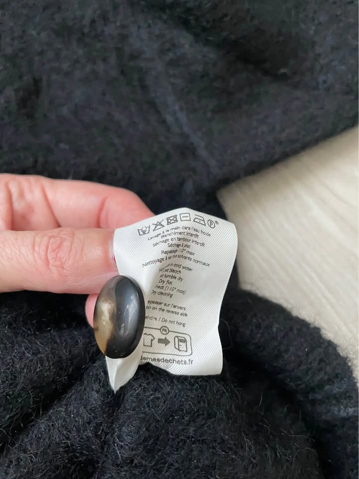 Sézane black Trudy jumper, very soft, XXS - photo 4