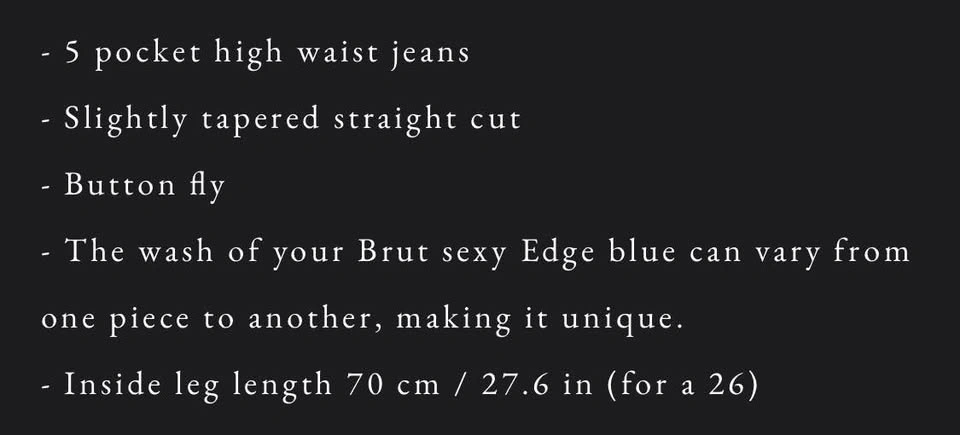 Sézane Brut Sexy edge blue NWT 26 - photo 2