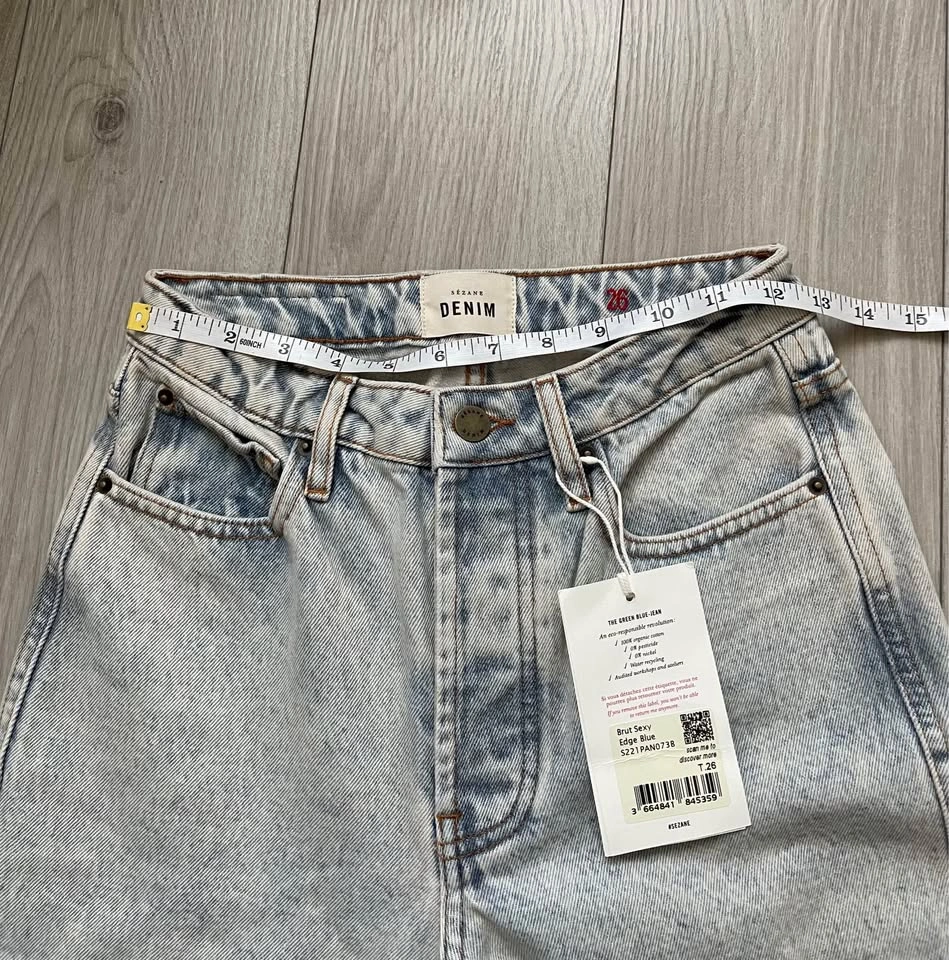 Sézane Brut Sexy edge blue NWT 26 - photo 4