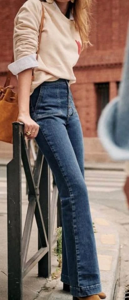 Sézane Tommy trousers / jeans, FR 34 / XS - photo 2