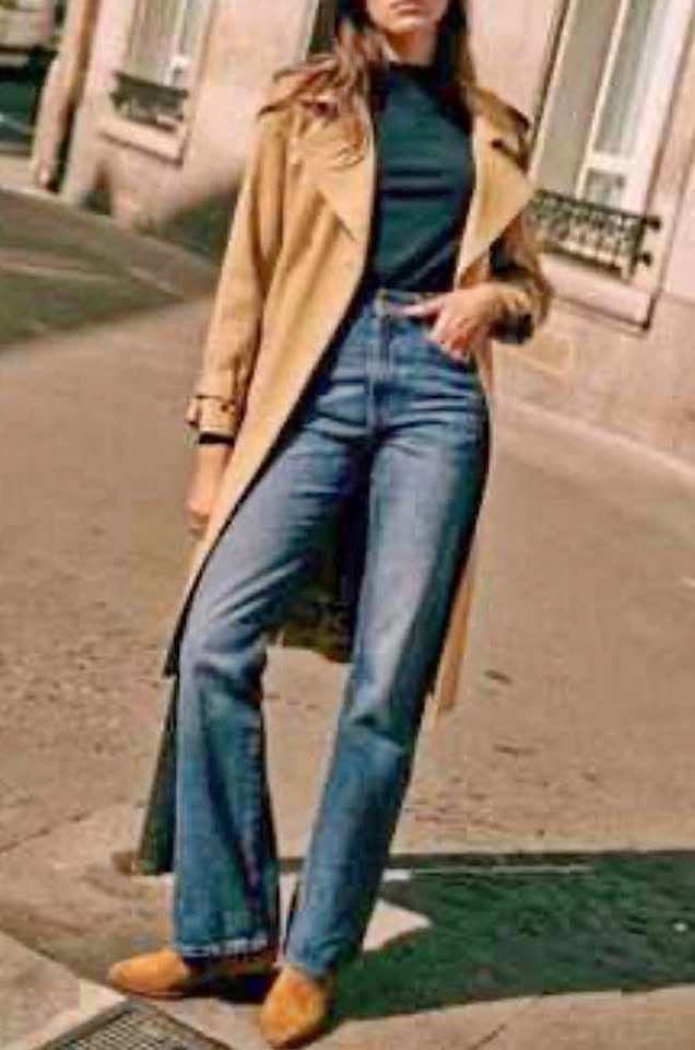 Sézane Serge Denim / jeans, FR 34 / XS
