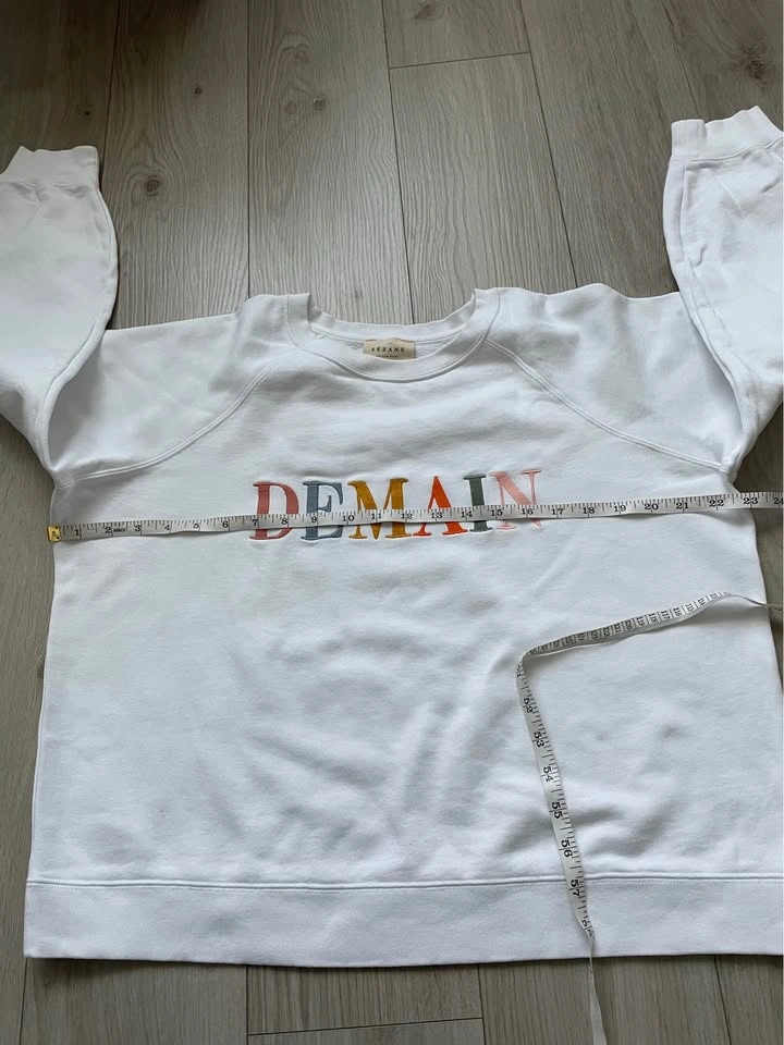 Sézane Demain White Sweater, L - photo 3