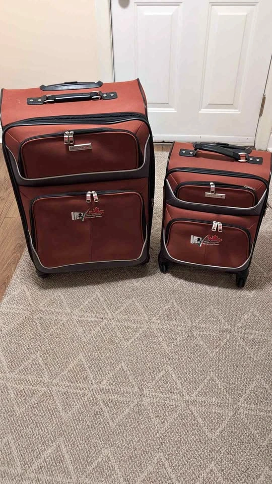 Air Canada 2-Piece Luggage Set - Burgundy