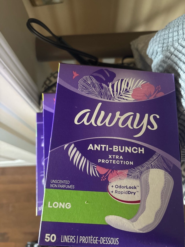 Always Anti-Bunch Long Liners 50 Count