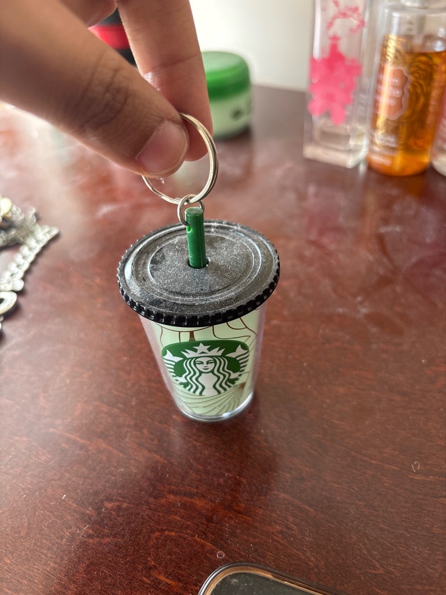 Starbucks Miniature Cup Keychain