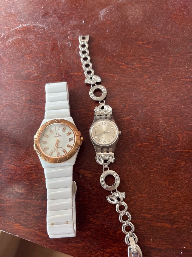 Swiston and Swatch Ladies Watches