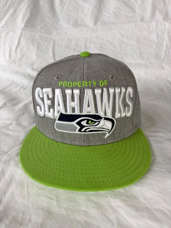 Seattle Seahawks New Era 9FIFTY Snapback Hat – Grey/Green