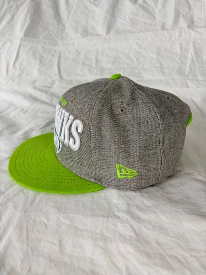 Seattle Seahawks New Era 9FIFTY Snapback Hat – Grey/Green - photo 2