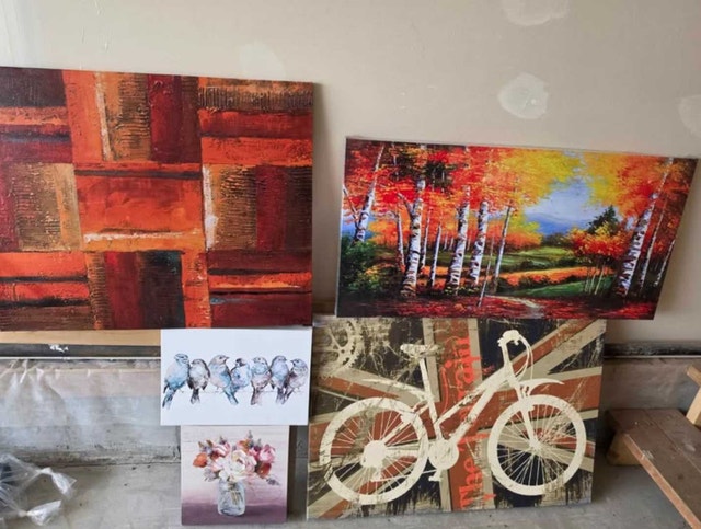 Assorted Canvas Wall Art Prints