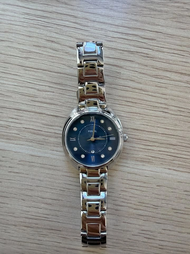 Fossil Gabby Watch ES5087 – Blue Dial, Stainless Steel