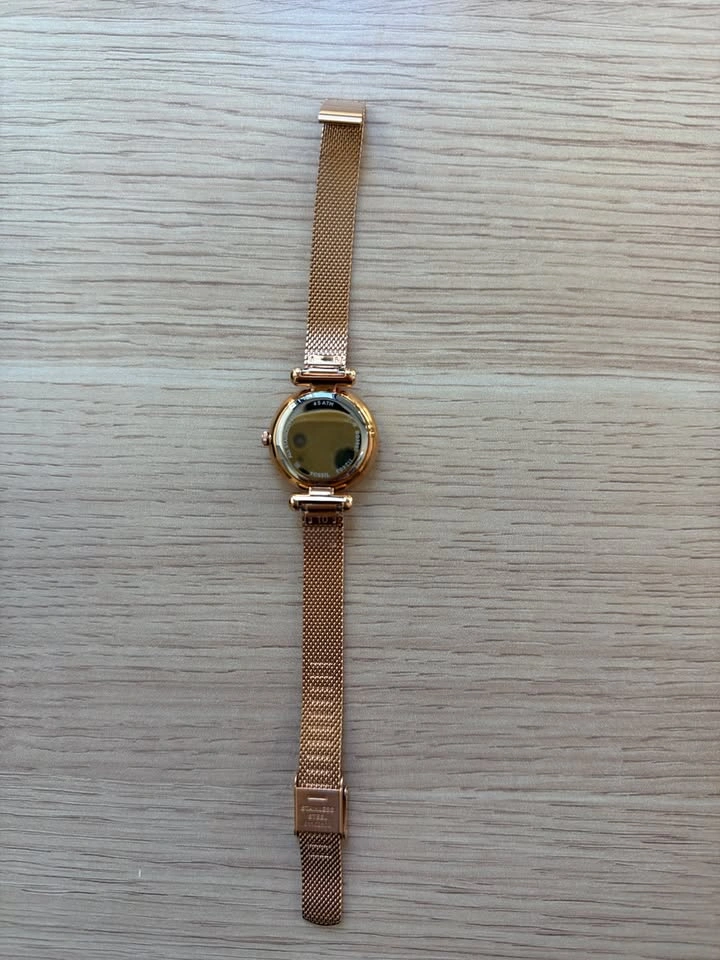 Fossil Tillie Mini Watch – Rose Gold Mesh, Crystal Bezel - photo 3