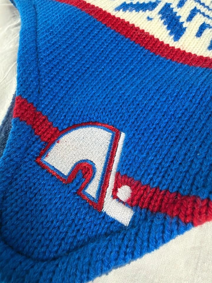 Quebec Nordiques NHL Earflap Toque – Retro Hockey Knit Hat - photo 2